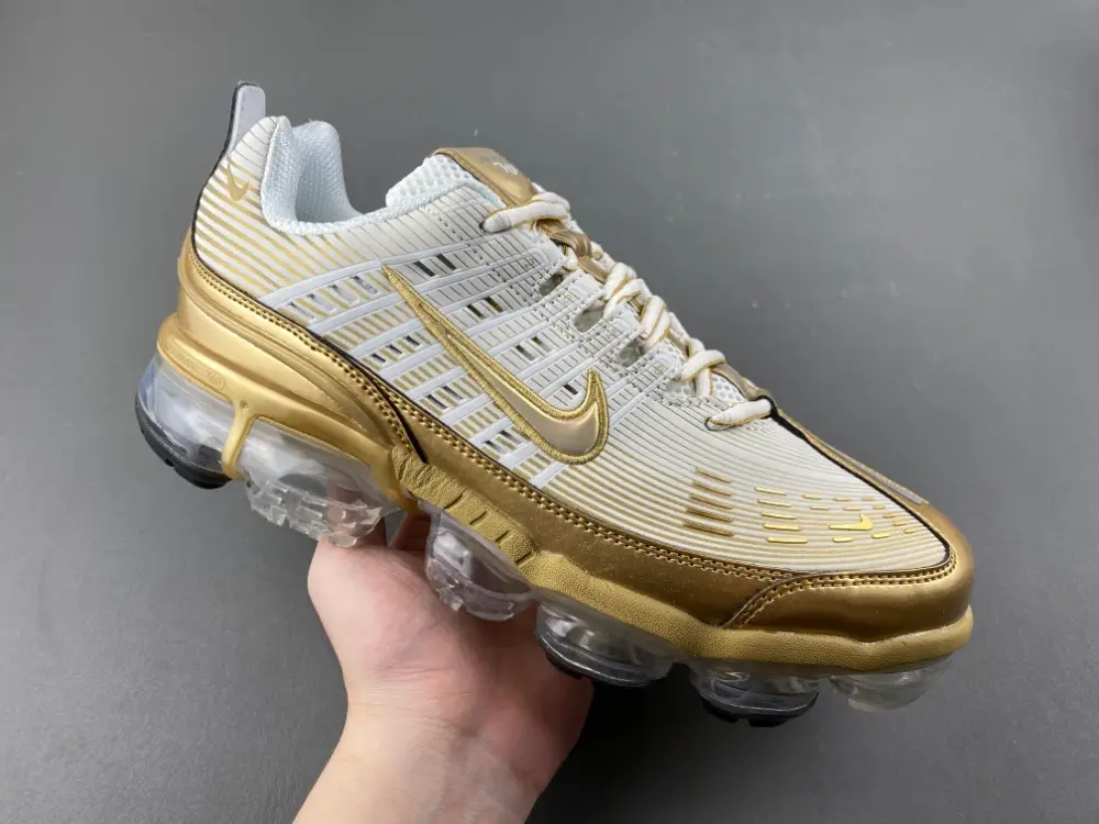Nike Air VaporMax 360 'White Metallic Gold' 
