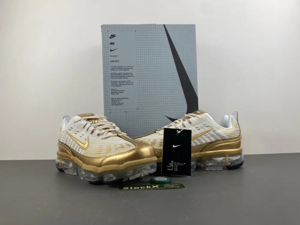 Nike Air VaporMax 360 'White Metallic Gold'  DEFEB2656
